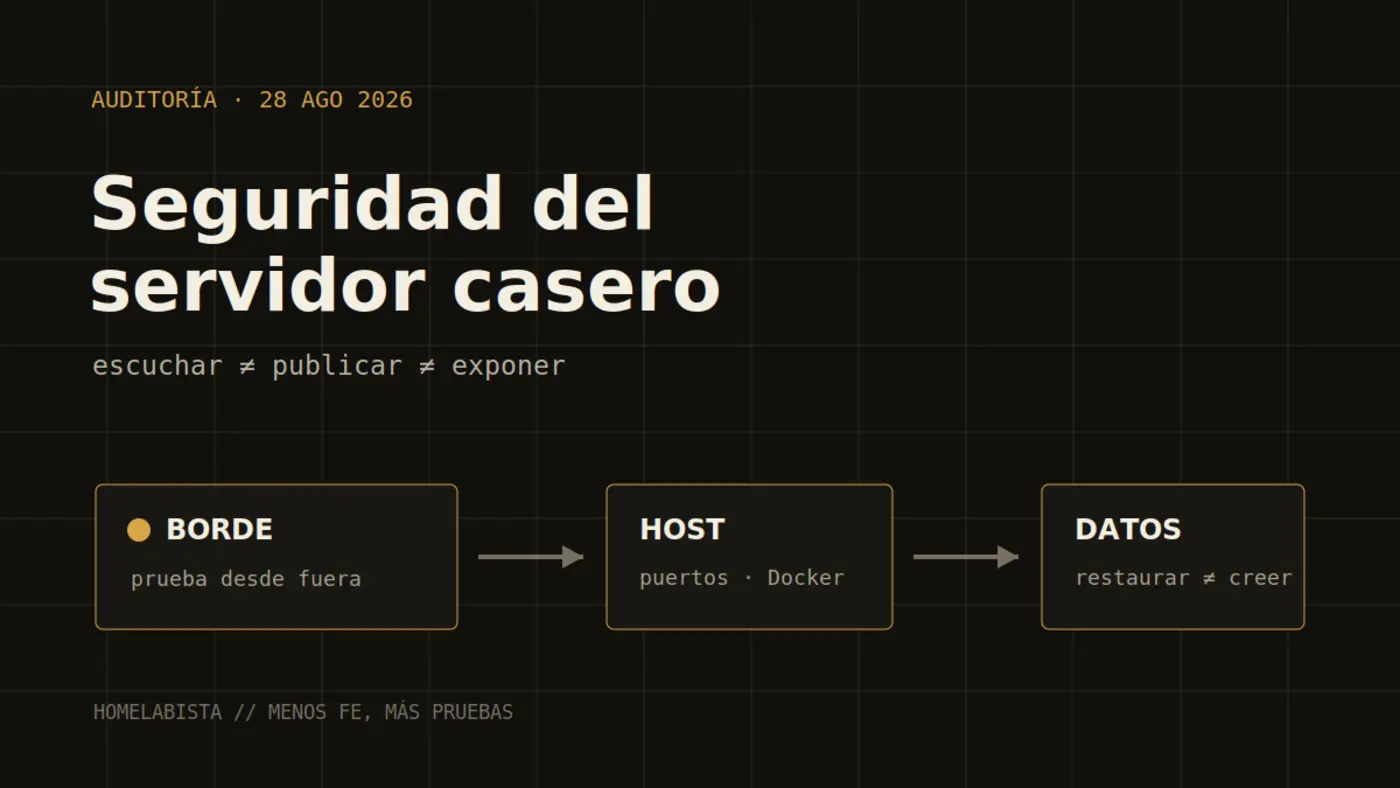Auditoría práctica de seguridad de un servidor casero